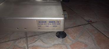 Restoran, kafe avadanlığı: Peşəkar ət və pendir doğrayıcı – Slicer 300ES-12 Məhsulun — 3