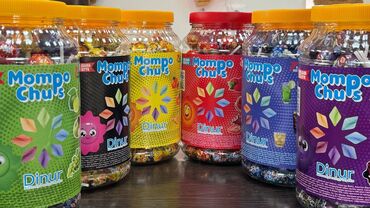 сиропы для мороженого: Оптом!!! Банка леденцов на палочке Mompo Chups Dinur - это коллекция