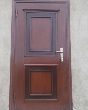 Giriş qapıları: Ofis üçün Yeni Giriş qapısı Zamok ilə, Pulsuz quraşdırma, Ünvandan götürmə, Pulsuz çatdırılma, Ödənişli çatdırılma — 5