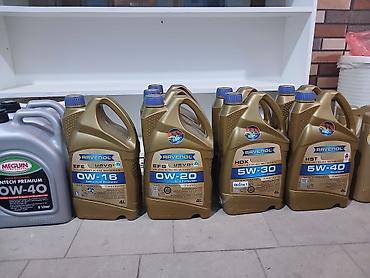 Mühərrik yağları: ZICShell, Ravenol, Megun, Alpine, Liqui Moly, Magnum, Maximum, 10/40 — 3