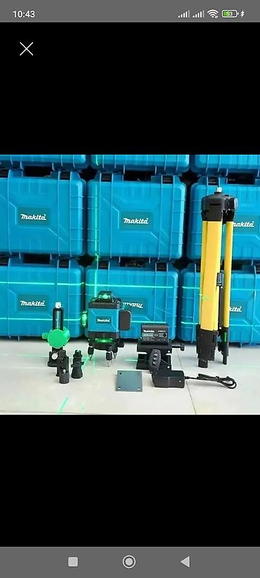 su radiator: Makita yaşıl şüalı lazer nivo və aksesuar dəsti Məhsul təsviri: - — 1