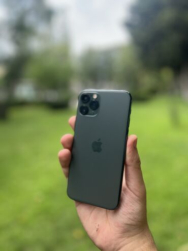 Apple iPhone: IPhone 11 Pro, 64 GB, Matte Midnight Green, Face ID, Simsiz şarj -da lalafo.az — 11 Apple iPhone: IPhone 11 Pro, 64 GB, Matte Midnight Green, Face ID, Simsiz şarj — 11