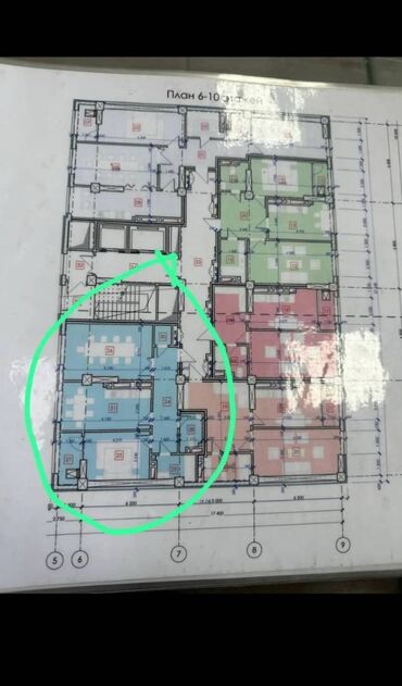 Продажа квартир: 2 комнаты, 73 м², Элитка, 5 этаж, ПСО (под самоотделку)