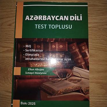 Testlər: AZƏRBAYCAN DİLİ – Test Toplusu (Bakı, 2025) Məzmun və təyinat: - MiQ — 1