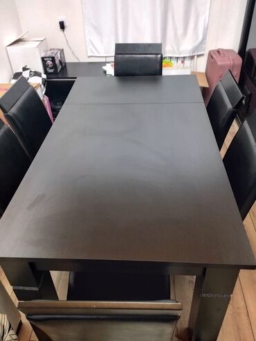 metbext divani: Mətbəx üçün, Yeni, Açılmayan, Dördbucaq masa, 6 stul