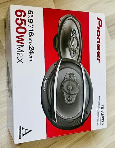 carrozzeria pioneer: Pioneer TS-A6977S avtomobil akustikası - A seriyası, 4-yollu koaksial — 2