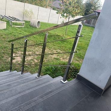 Обшивка лестниц: Перила из нержавейки просто идеально подходят при абсолютно любом — 10