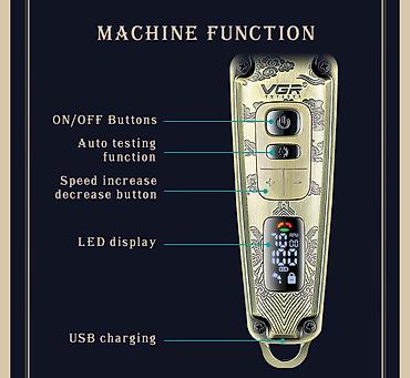 Trimmer VGR 901 - 4 Sürətli - 7000RPM / 1600MAH - 240 Dəqiqə / at lalafo.az — 5 Trimmer VGR 901 - 4 Sürətli - 7000RPM / 1600MAH - 240 Dəqiqə / — 5