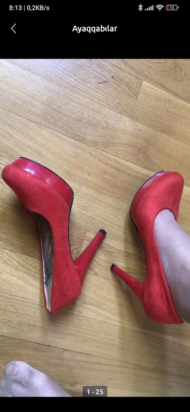 Basanoşka və səndəllər: Ölçü: 40, rəng - Ağ, İşlənmiş — 11