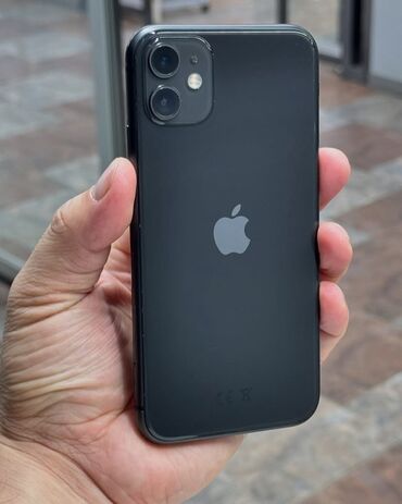 айфо: IPhone 11, Б/у, 128 ГБ, Черный, Чехол, 79 %