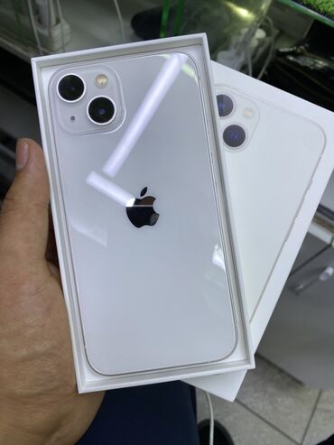 iphone 7 r sim: IPhone 13, Б/у, Белый, Коробка