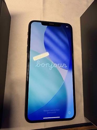 Apple iPhone: IPhone 11 Pro Max, Б/у, 64 ГБ, Черный, Коробка, 72 % — 12