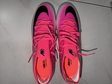 настольная игра футбол: Футбольные бутсы Nike Mercurial Vapor - Цвет: розовый/белый с чёрным — 3