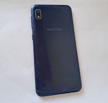 ip telefon: Samsung Galaxy A10, 32 GB, rəng - Göy, Sensor, İki sim kartlı