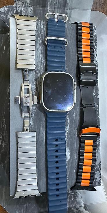 Digər: Unvan razin Apple whatch ultura 2 titanyum yaddaş 64 GB Pil 95 % ideal — 10