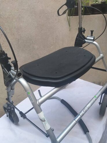 Hodalice, štake, štapovi za hodanje, kolica za hodanje: Nemacka aluminijumska XXXL hodalica-setalica, rolator sa 4 tocka — 13