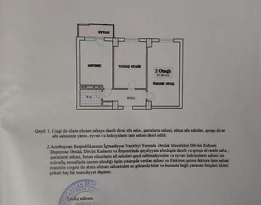 temirsiz menzil: 2 otaqlı, Yeni tikili, 67 kv. m — 2