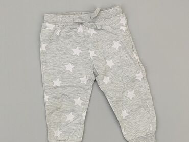 żółte spodnie chłopięce: Sweatpants, Fox&Bunny, 12-18 months, condition - Very good