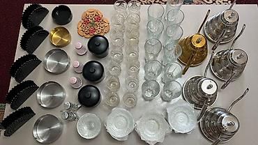 fırst class cay: Kafe/restoran üçün masaüstü ləvazimat dəsti Tərkib: - Paslanmayan — 4