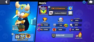Brawl Stars hesabı satılır. Ad deyişmə var istəsəniz hesabın adını