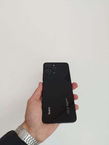 Xiaomi Redmi 12, 256 GB, rəng - Qara, 
 Düyməli, Barmaq izi