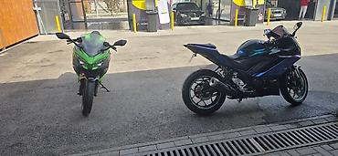dva kolesa: Спортбайк Kawasaki, 400 куб. см, Бензин, Взрослый, Б/у — 7