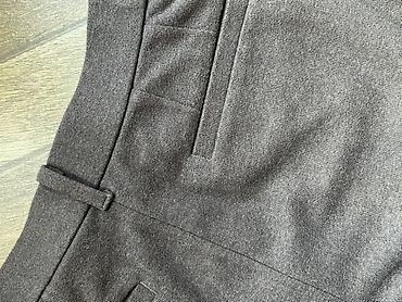 trapes şalvar cins: UNIQLO markası qadın şalvarı - Rəng: tünd qəhvəyi rəngdir. Bol — 3