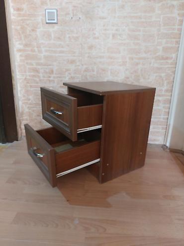 kicik tv: TV üçün stol/stand - Material: laminat ağac panel və metal rqafik — 5