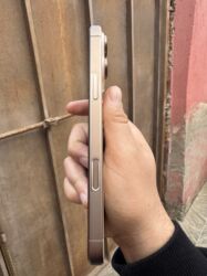 Apple iPhone: IPhone 16 Pro Max, 256 GB, Desert Titanium, Zəmanət, Simsiz şarj, Face ID — 16