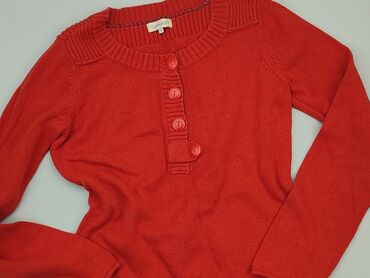 czerwone sukienki z falbanami: Sweter, SIMPLE, S, stan - Bardzo dobry