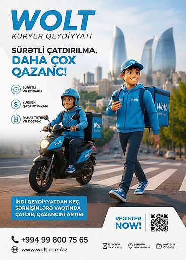 bakı göyçay avtobus: Sürücü-kuryer tələb olunur, Şəxsi nəqliyyat vasitəsi ilə, Həftəlik ödəniş, Təcrübəsiz — 1