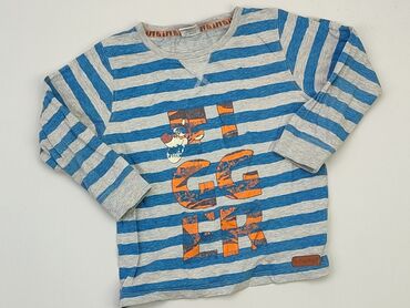 bluzka hiszpanka w paski: Bluzka, Disney, 4-5 lat, 104-110 cm, stan - Dobry