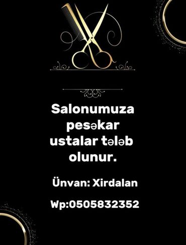 pepenni saç: Xırdalanda yerləşən gözəllik salonuna peşəkar ustalar tələb olunur