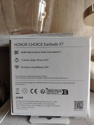 honor earbuds 2 lite: Yeni Simsiz (Bluetooth) Qulaqcıqlar, Honor, rəng - Ağ — 4