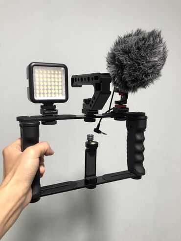 видео камира: Железный держатель для телефона