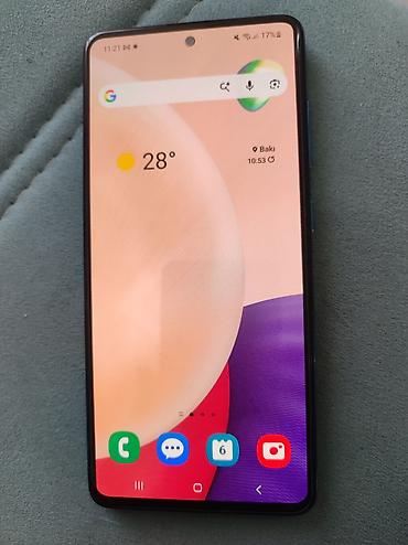 ən ucuz telefon mağazası: Samsung Galaxy A51, rəng - Mavi, Barmaq izi — 1