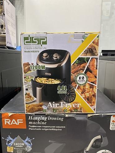 Аэрофритюрница DSP Air Fryer, модель KB2078 - Мощность: 1200 Вт - at lalafo.kg Аэрофритюрница DSP Air Fryer, модель KB2078 - Мощность: 1200 Вт -