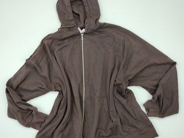 czarne bluzki z wiazaniem: Кофта з каптуром жіноча, H&M, XL, стан - Хороший