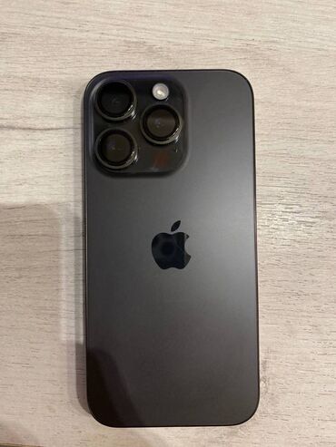 фифа 2023 диск: IPhone 15 Pro, Колдонулган, 256 ГБ, Black Titanium, Каптама, Кабель, Куту, 91 %