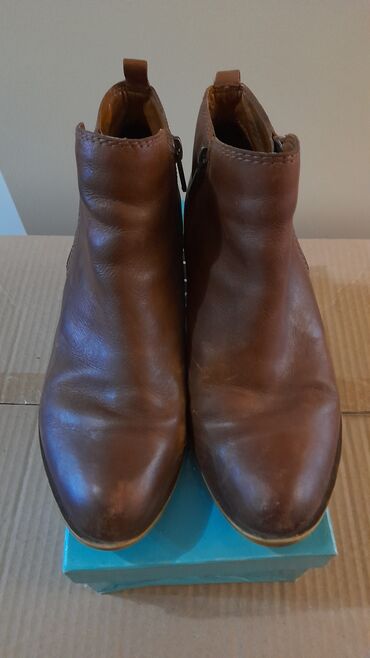 Ботинки и ботильоны: Женские ботинки, размер 38: - Ботиночки, бежевые, замша, подклад — 7