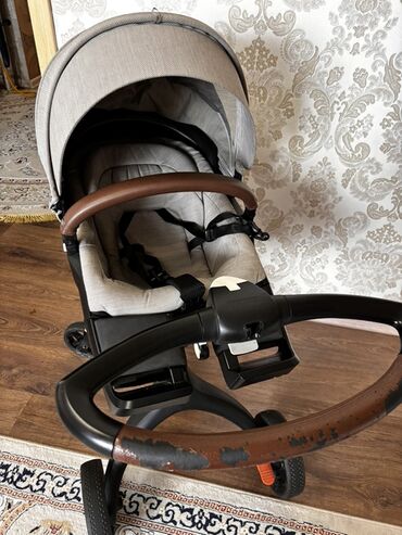 Коляски: Коляска, цвет - Коричневый, Б/у — 3