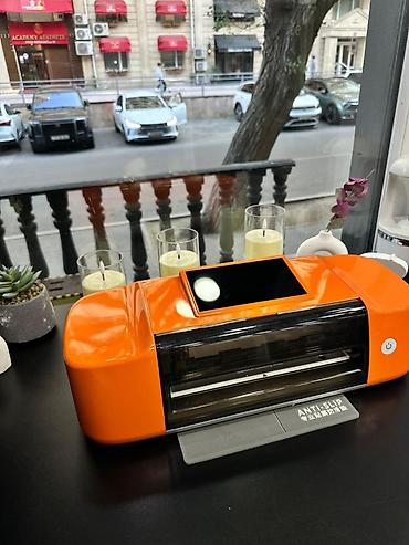 stikerler: Portativ hidrogen vinil/ploter kəsici – sensor ekranlı, narıncı korpus — 2