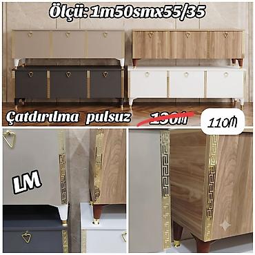 TV STEND / TV altı Yeni və sifarişlə. Qiymət : 110₼ Ölçü 