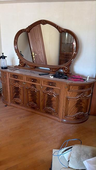 Mətbəx mebeli: Mebel və qapı dəsti - Material: ağac teksturalı MDF/laminat örtüklü — 7