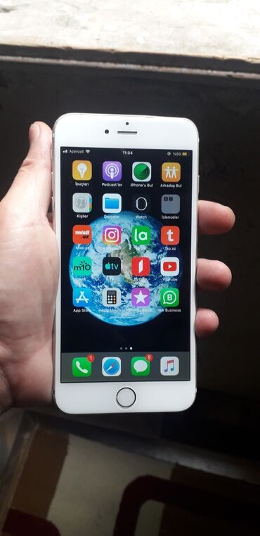 IPhone 6 Plus, 64 GB, Matte Gold, Barmaq izi