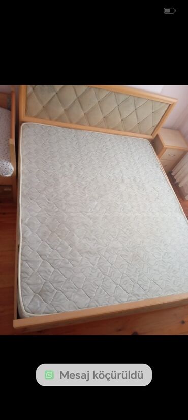 işlenmiş matras: İşlənmiş, İkinəfərlik çarpayı, Bazasız, Matras ilə, Siyirməsiz