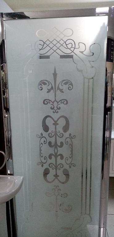 dush kabini: Her dizaynda, her olcude, Qizili, alminium, Nerjavika profillerle Dus — 3