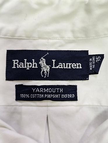 pull and: Мужская рубашка, L, Polo Ralph Lauren, Б/у, цвет - Белый, Самовывоз — 4