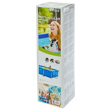 3 микр: Каркасный Бассейн Intex 4.5m x 2.2m x 84cm. Отличное состояние — 3
