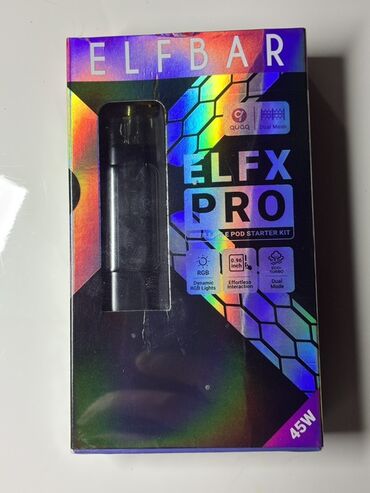 cins pencekler 2022: ELFBAR ELFX PRO – Luxe Pod Starter Kit Xüsusiyyətlər: - QUAQ Dual
